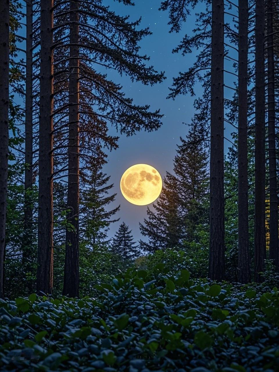 趁着夜色

我躲在树林中

此刻，放声大哭

我到底做了什么事

要这样折磨我