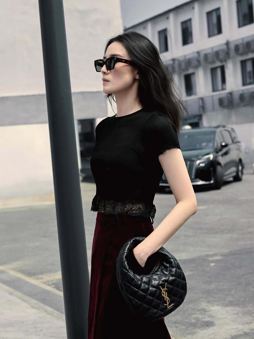 绝 佳👏宋佳 × Saint Laurent🕶 ​​​