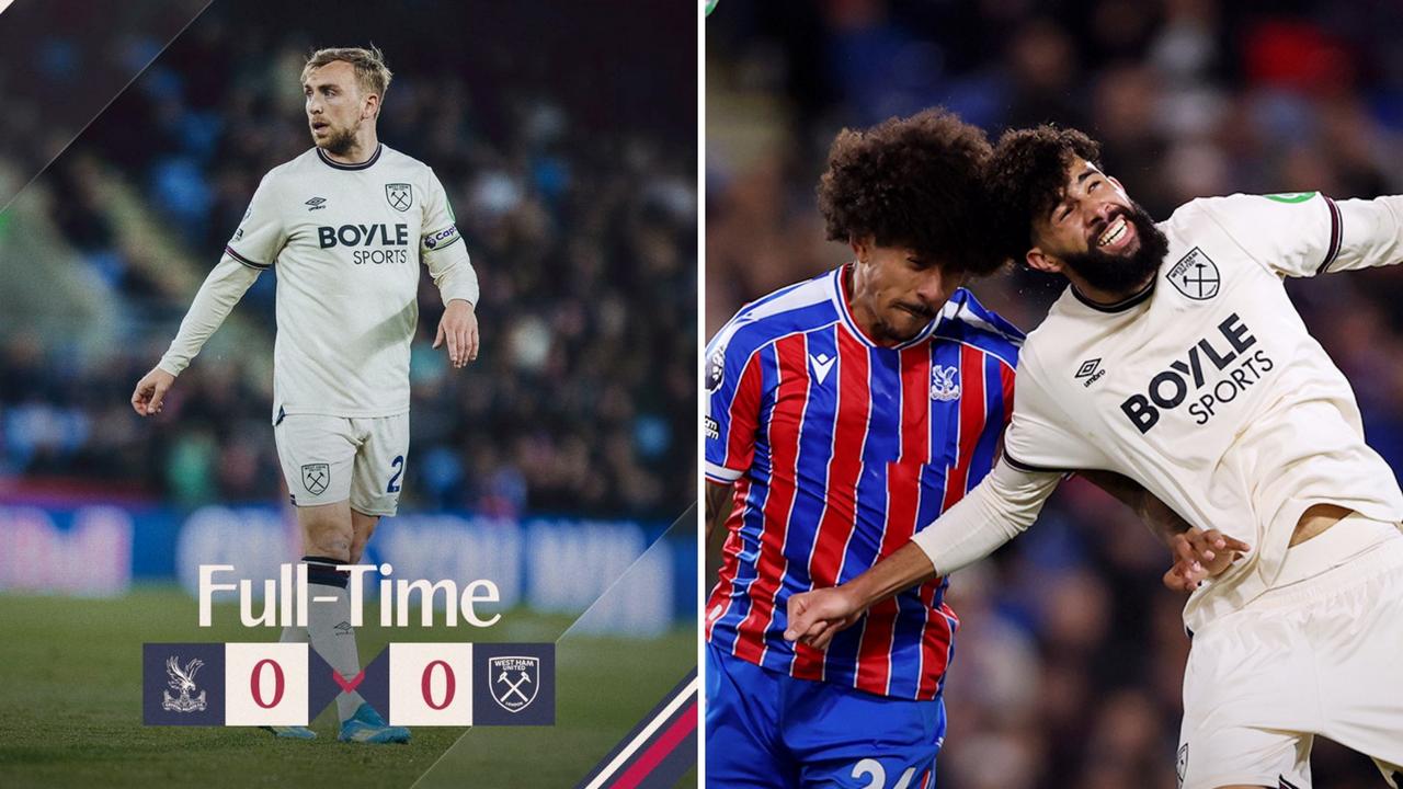 英超：西汉姆联客场0-0战平水晶宫，萨尔进球被吹。
铁锤帮两轮不败，领先降级区的