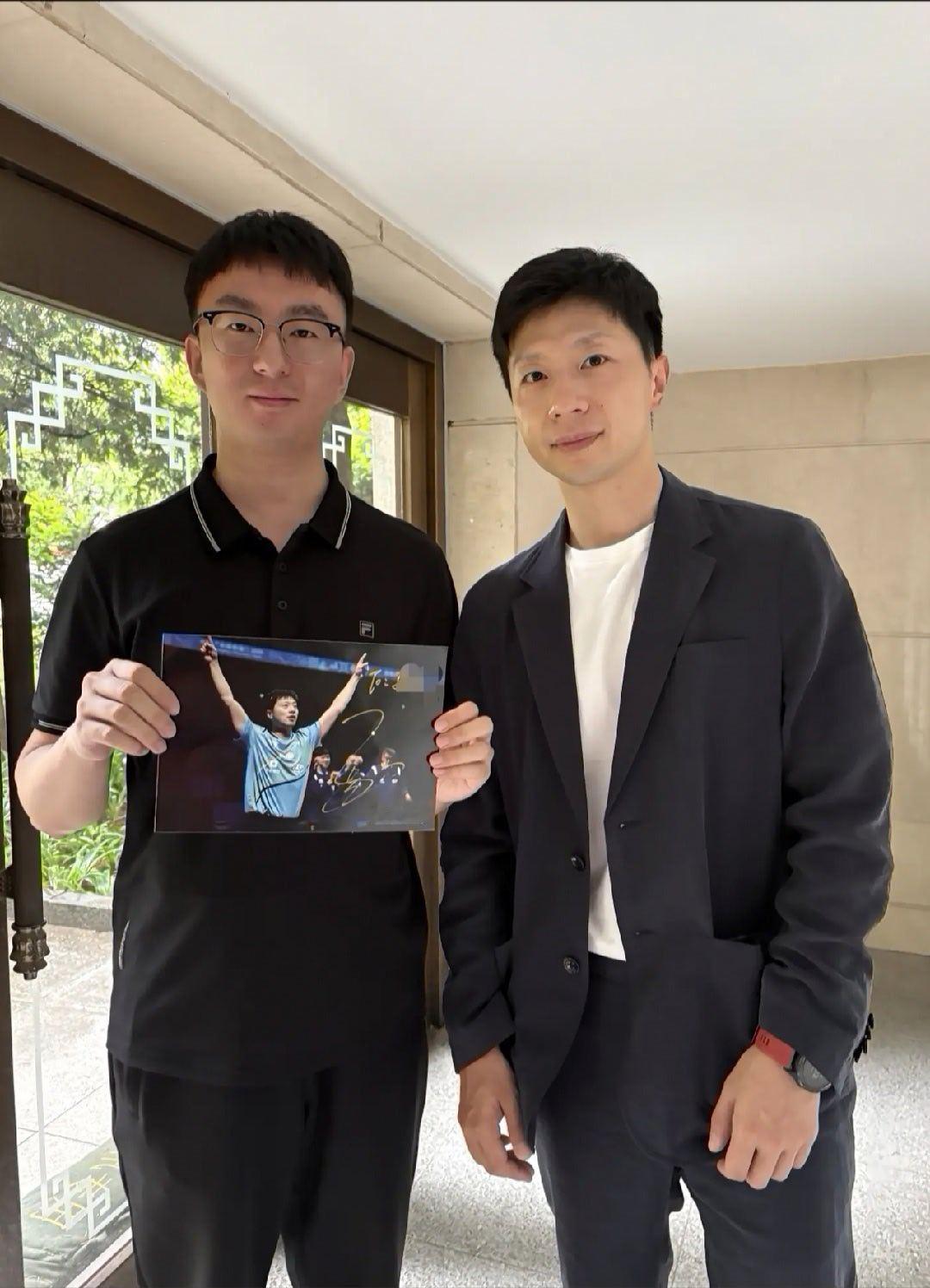 果然上次回去子文辰必须在6月跟马龙交流就提到想打比赛