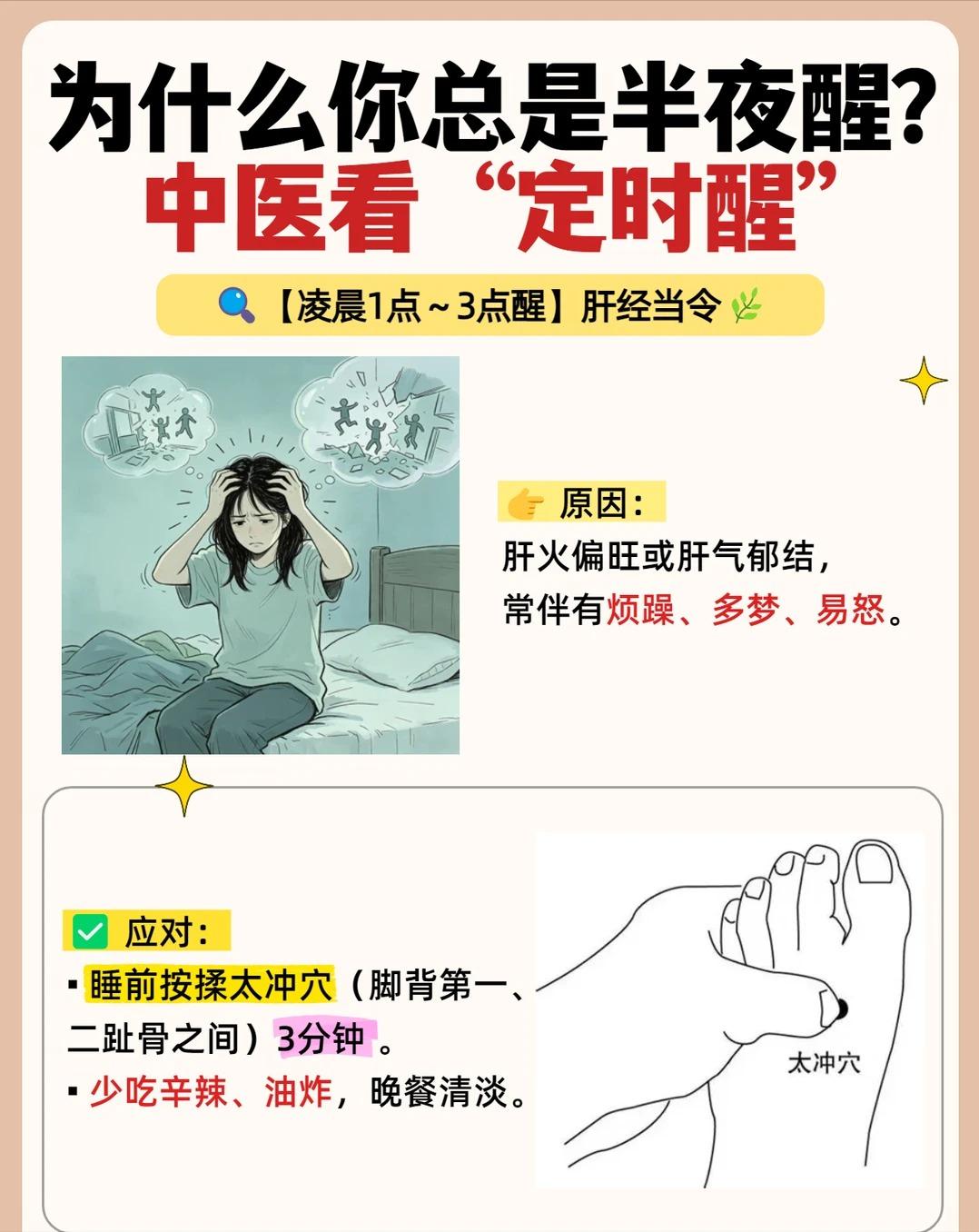 一到半夜就醒过来难以入睡，身体发出了哪些信号