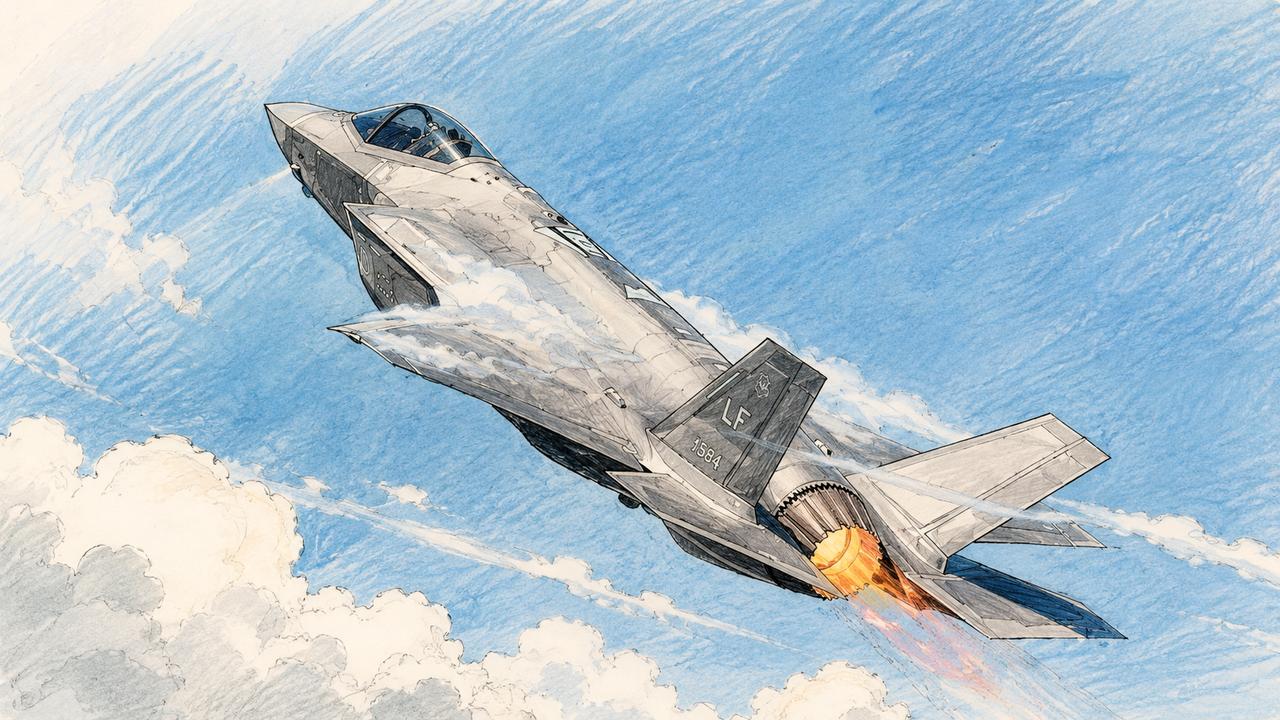 5月10日，一架美国空军F-35，在飞越阿曼湾时突然触发7700紧急求救信号。