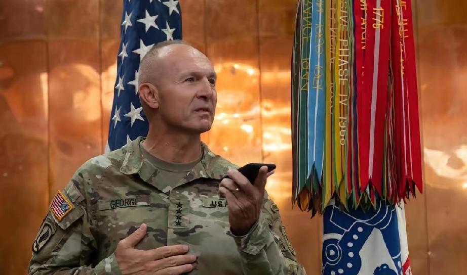 美国陆军参谋长兰迪·乔治将军在被国防部长赫格塞斯解职后，于周五发布告别信，表示陆