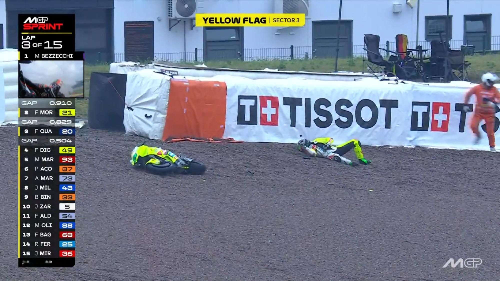 莫比戴利这次摔车看着真吓人[哆啦A梦害怕]MotoGP2025MotoGP德国大