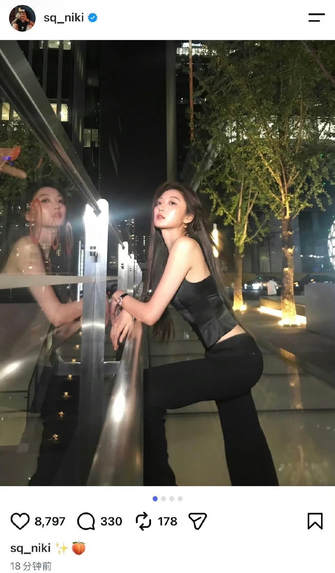 孙千姐味好浓孙千一身黑套装姐味好浓[捂嘴哭]一眼就被大长腿吸引了！，一时间不知道