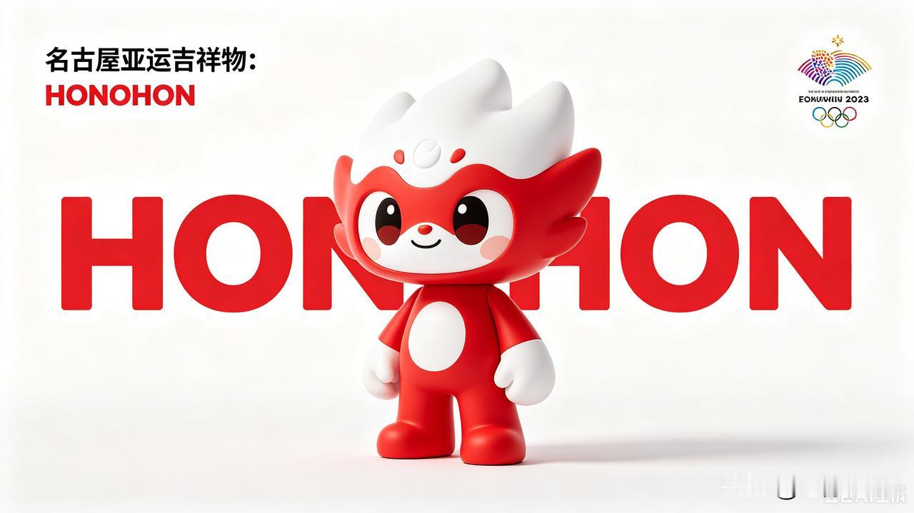 2026名古屋亚运会吉祥物名为HONOHON（霍诺洪），设计灵感来自名古屋城传说