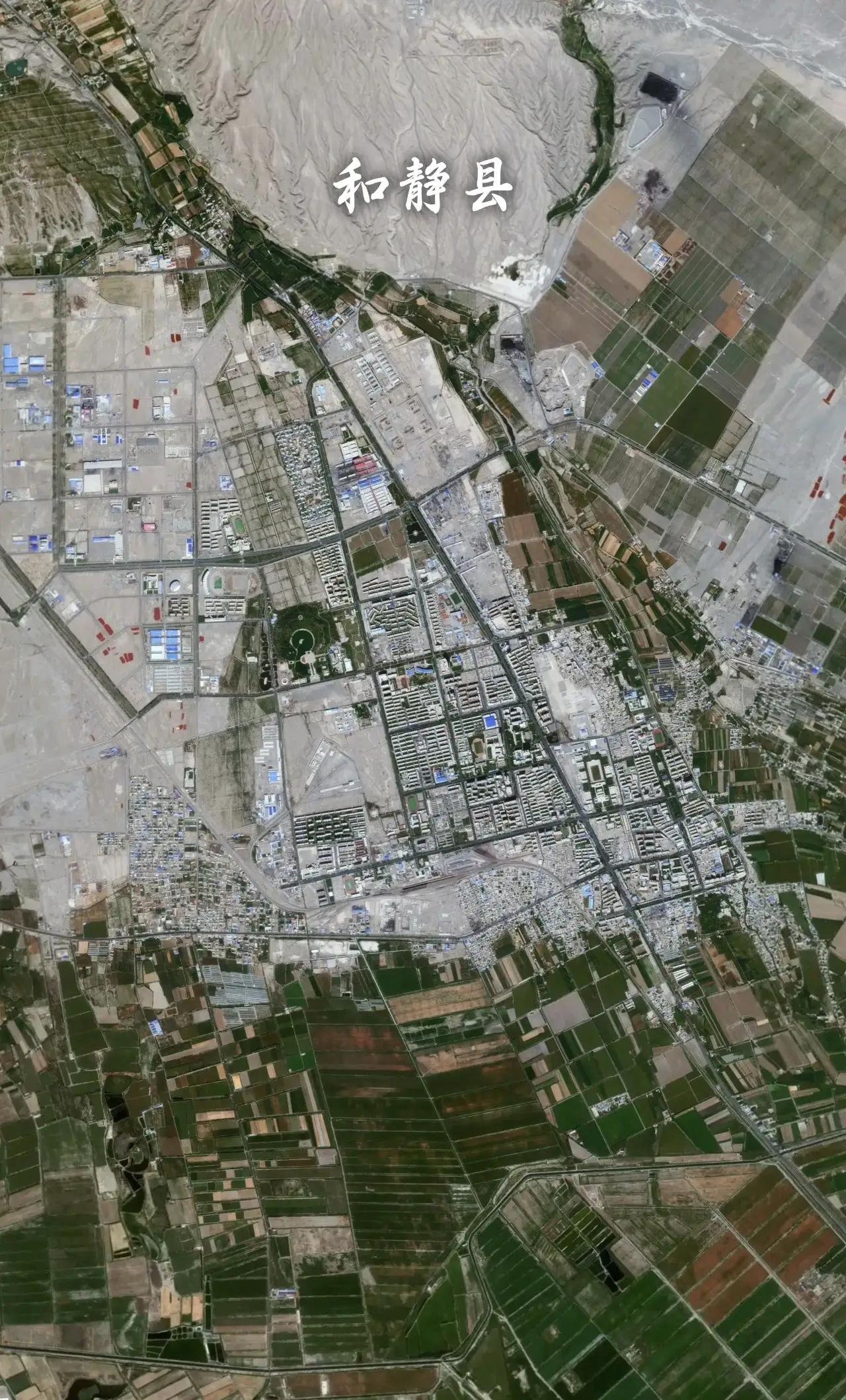 新疆城市卫星地图
