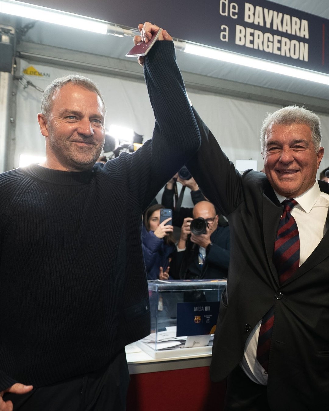 2026年巴塞罗那足球俱乐部主席选举的官方结果： 拉波尔塔：68.18%（32,