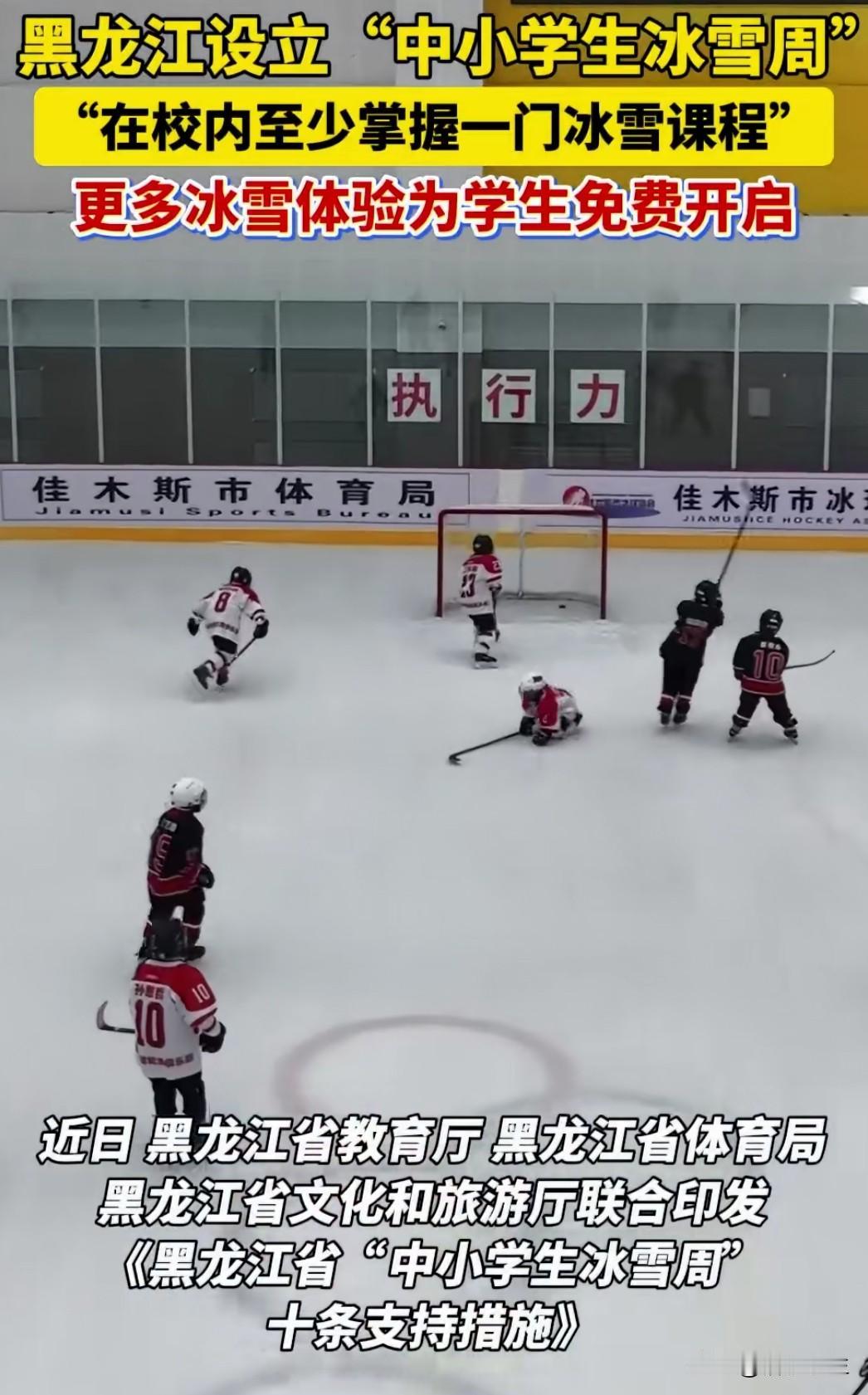 黑龙江省将每年最后一周设为"中小学生冰雪周"，创新将寒冷天气转化为特色教育资源。