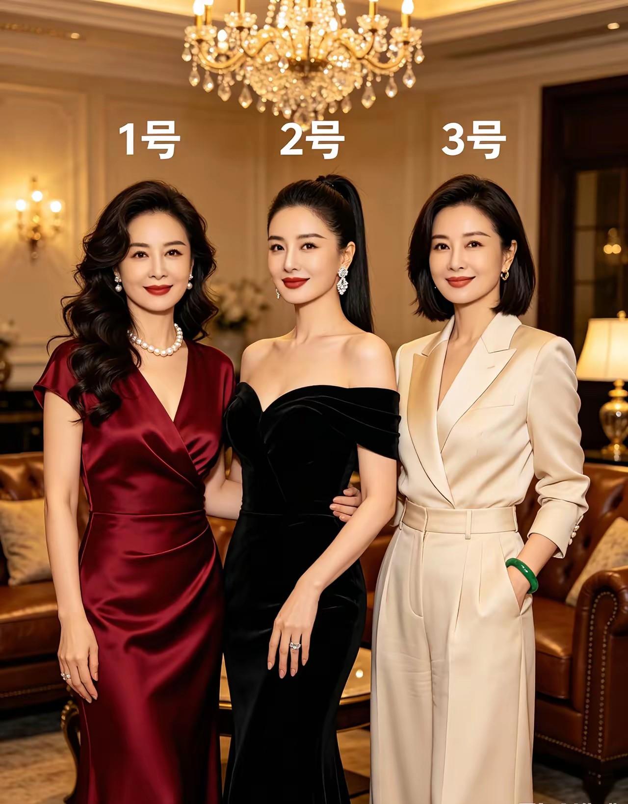 三位大龄剩女，1号端庄大方，2号气质优雅，3号眼神灵动，不要彩礼，还倒贴5万，你