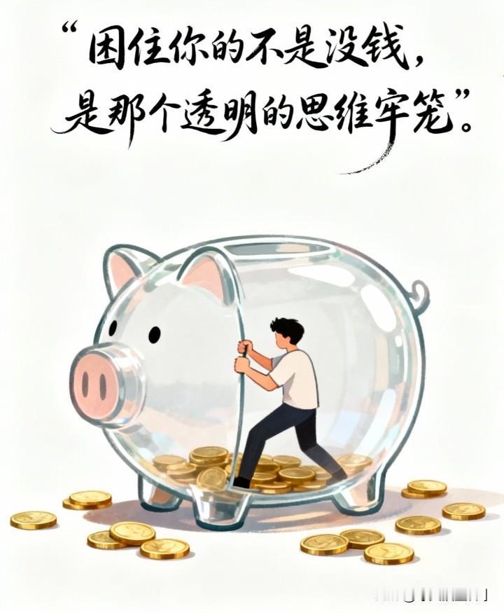 能坦诚面对没钱带来的烦恼，说明你对自己和生活都有向上的期待。想消除这种烦恼，本质