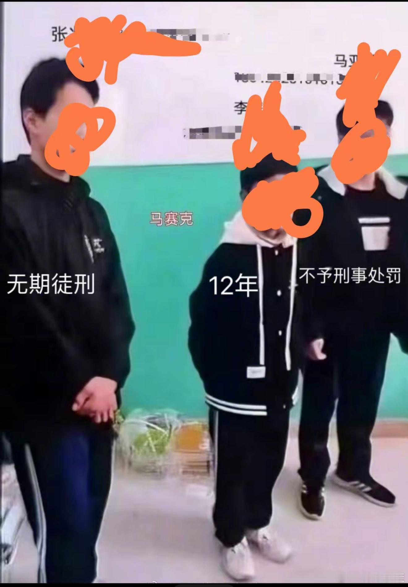 河北邯郸初中生被杀案一审宣判 张某无期，李某12年，马某不予刑事处罚…按照正常流