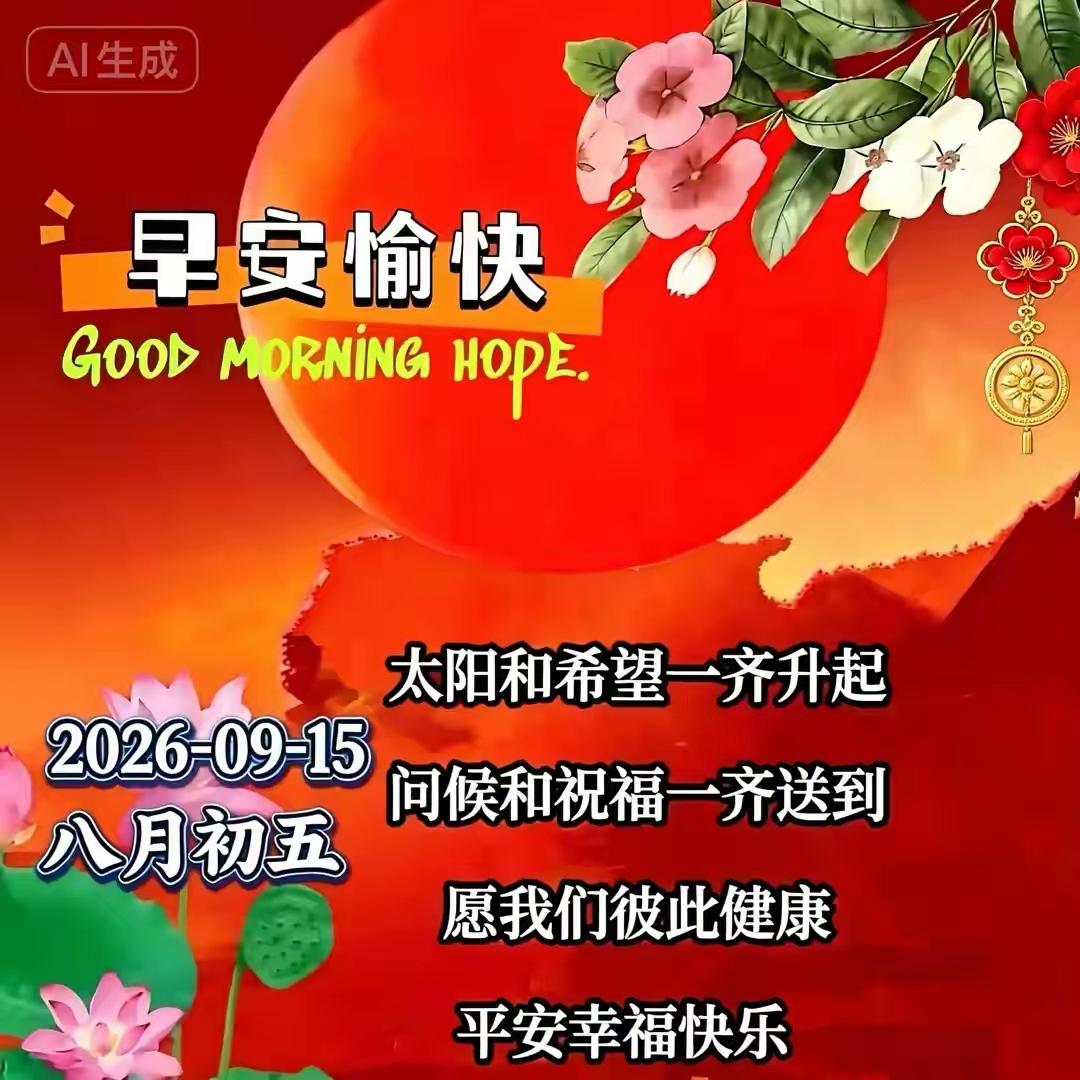 清晨有光，日子有暖✨
人间最好的光景，莫过于晨起有风，心中有甜，岁岁安然。
 
