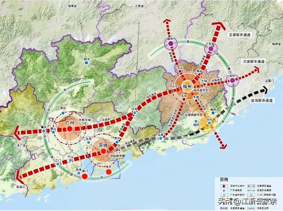 东部沿海的城市发展空间都不低，包括梅州市，以后东部沿海经济越来越发达，沿海区域聚