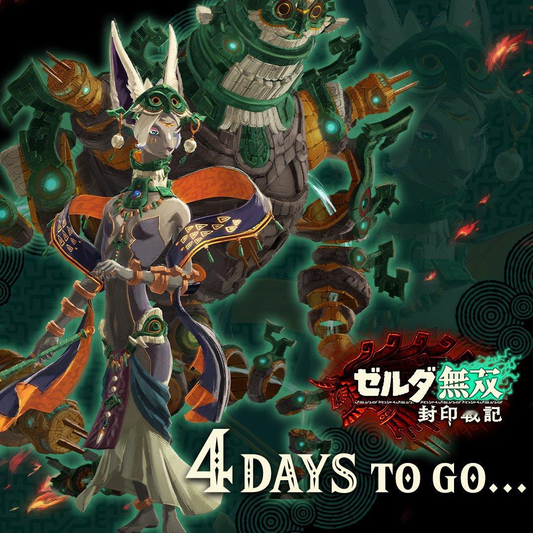 【《塞尔达无双：封印战记》发售倒计时4天插图】《塞尔达无双：封印战记》官推今日发