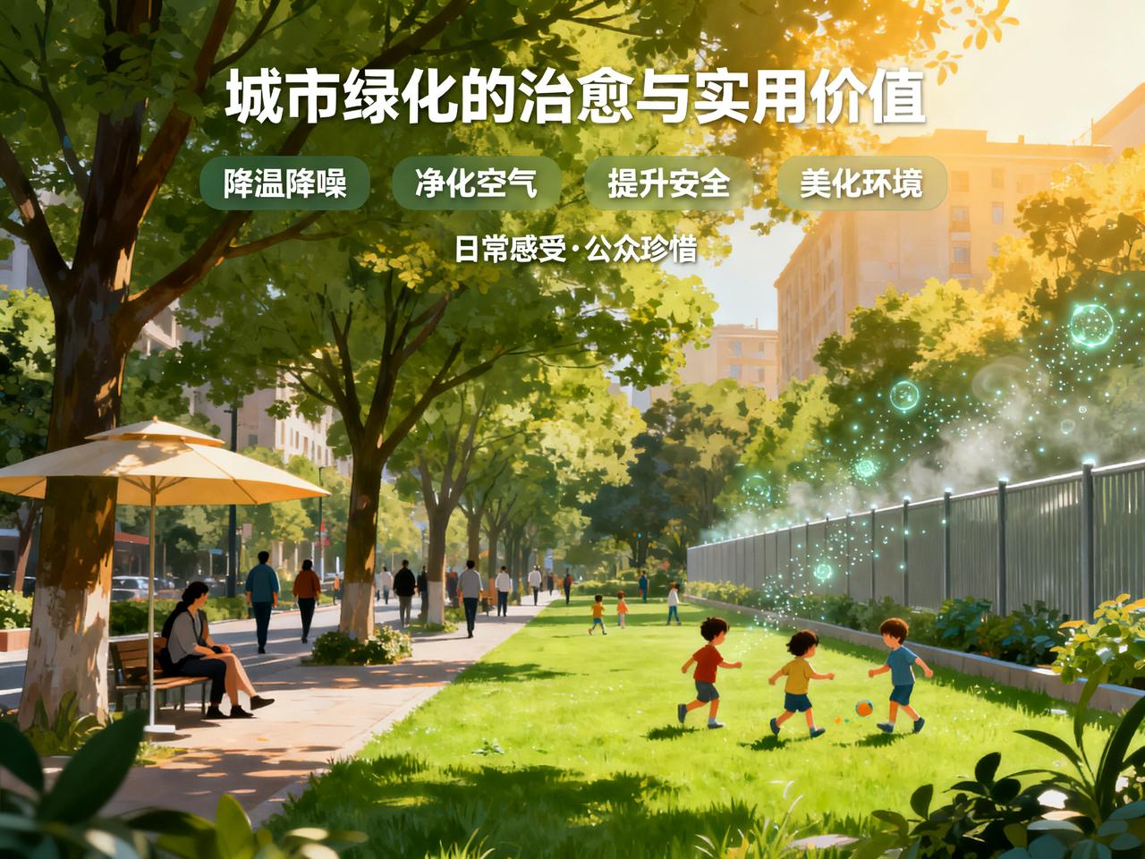 很多人对绿化的重视，可能不是从什么大道理开始的，而是从一个很普通的瞬间开始的。比