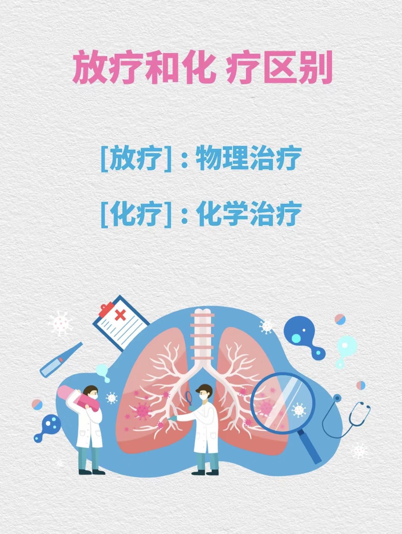 化疗和放疗的区别。