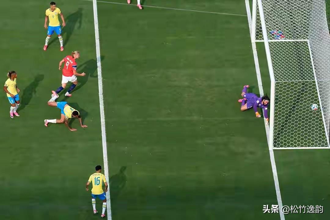 北京时间7月6日，世界杯1/8决赛，巴西对阵挪威，两支风格迥异之师对决，出人预料