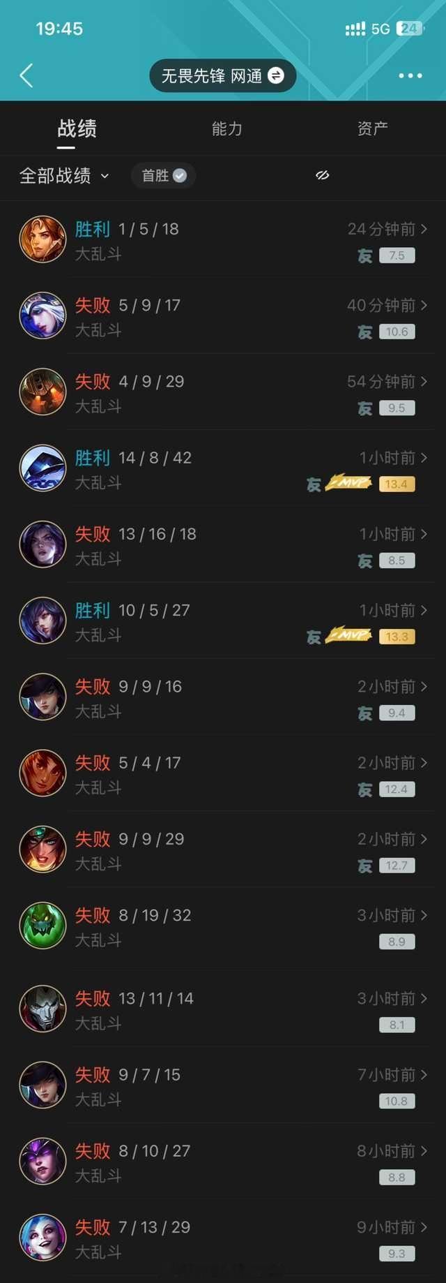 投：不要说赢一局就撤那种话！ 