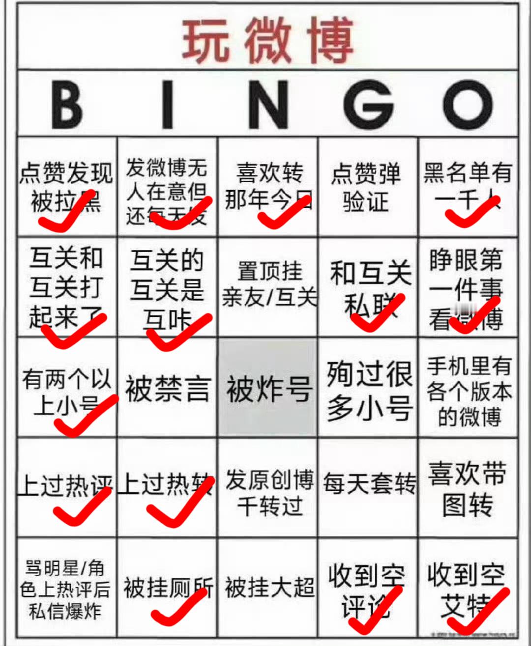 没有一个可以练成线，玩微博每天出去互关的信息茧房就遍地都是大鱿鱼，点赞都点不了 