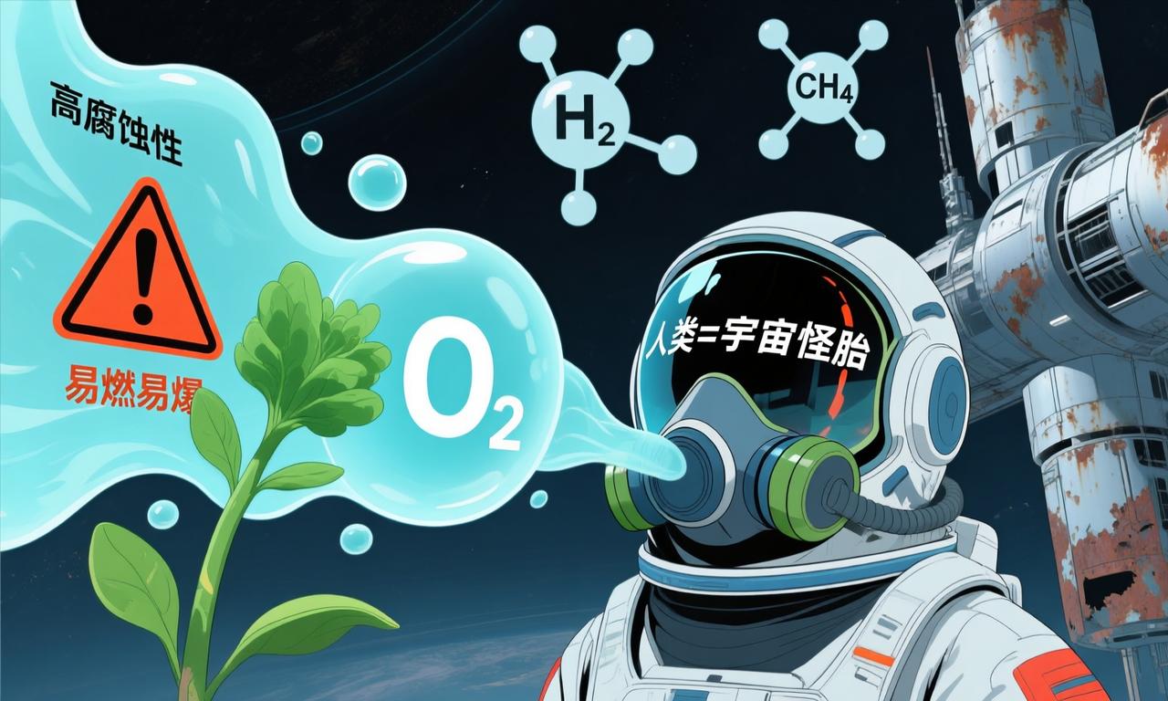 氧气，是植物排放的垃圾。
人类就是捡垃圾。
氧气，在宇宙中，就是有毒，高腐蚀，易