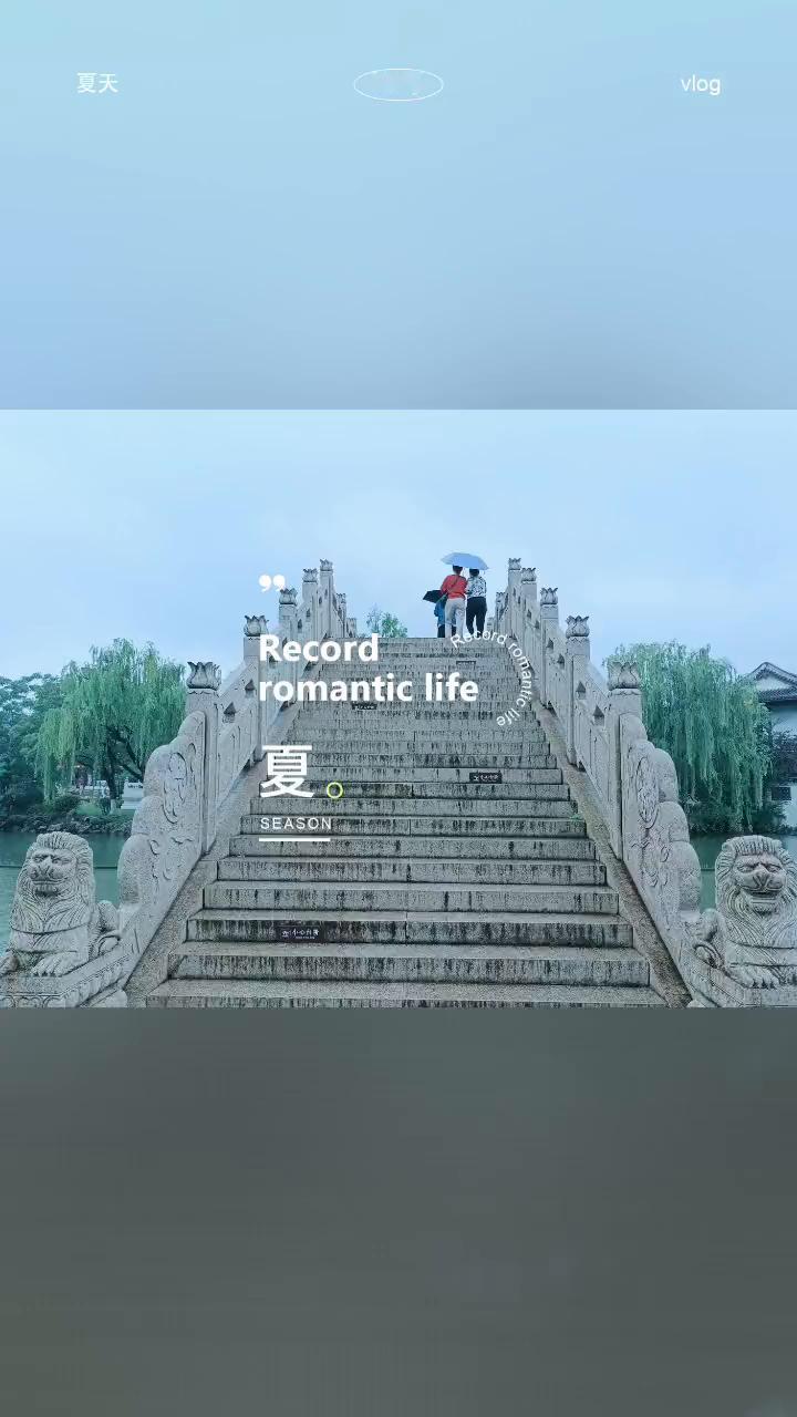 分享浪漫的夏日生活。