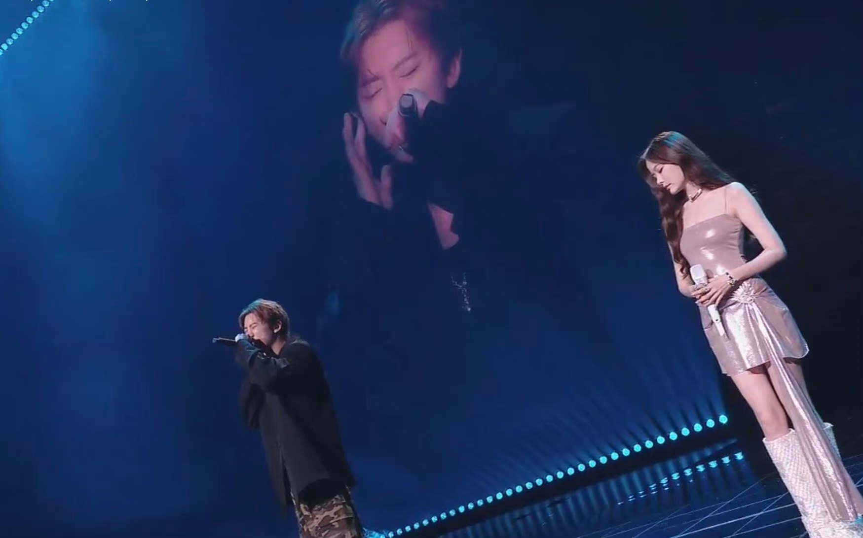 #朴灿烈陈卓璇合唱StayWithMe# 不是吧？！今晚TMEA室内音乐节舞台上