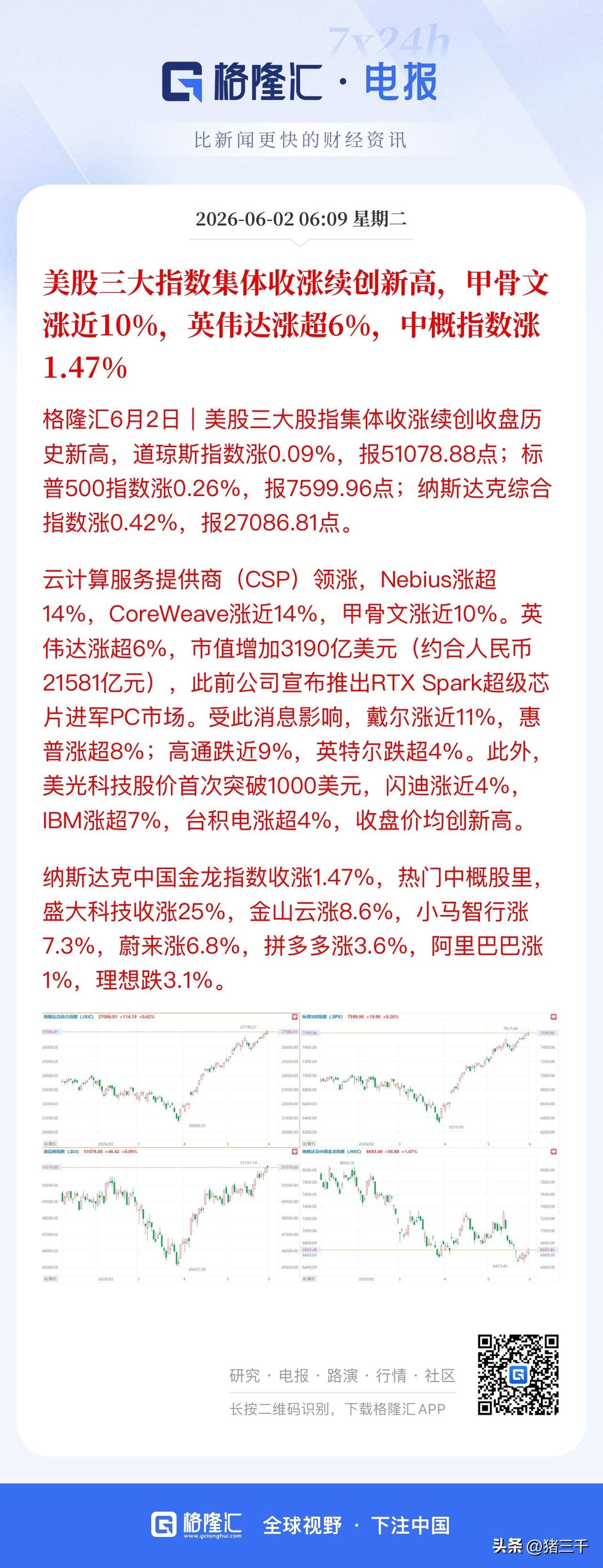 英伟达夺回主场优势，
AI PC芯片RTX Spark进军PC市场，
联想、惠普