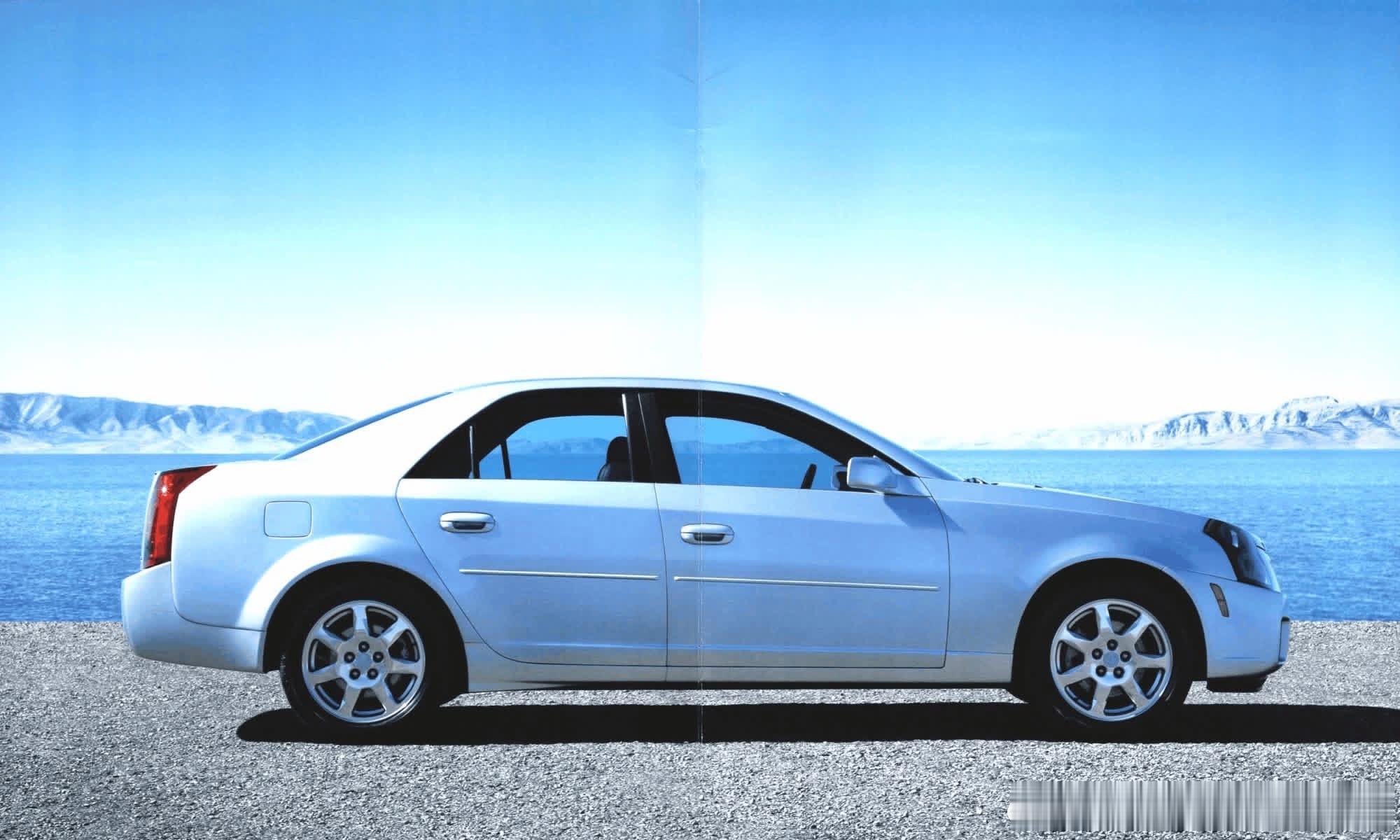 2003款第一代凯迪拉克CTS（2003‑2007），代号Sigma 纵置后驱平
