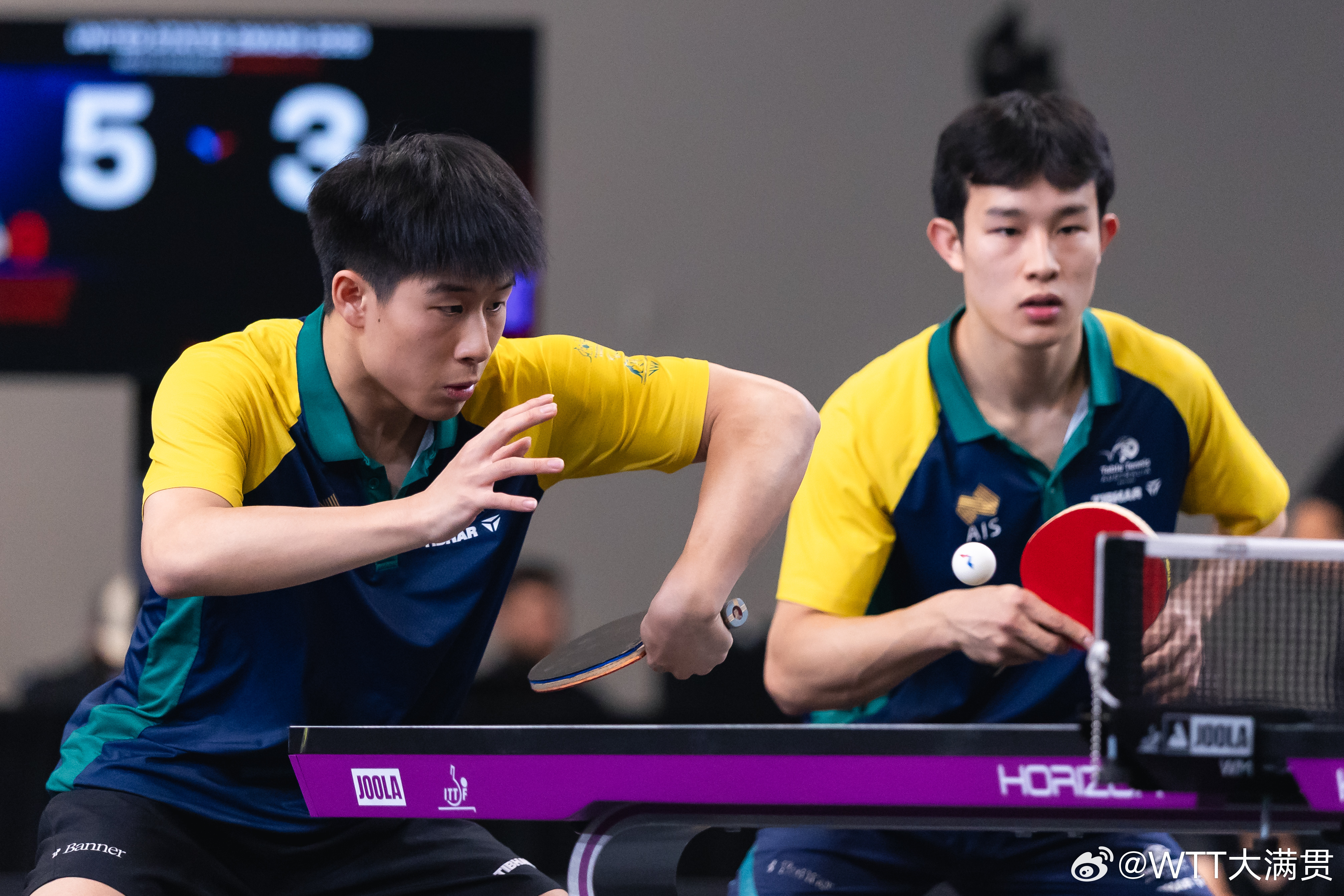 WTT美国大满贯2026 男双1/16决赛博格斯/戈麦斯(CHI)3-1 林文政