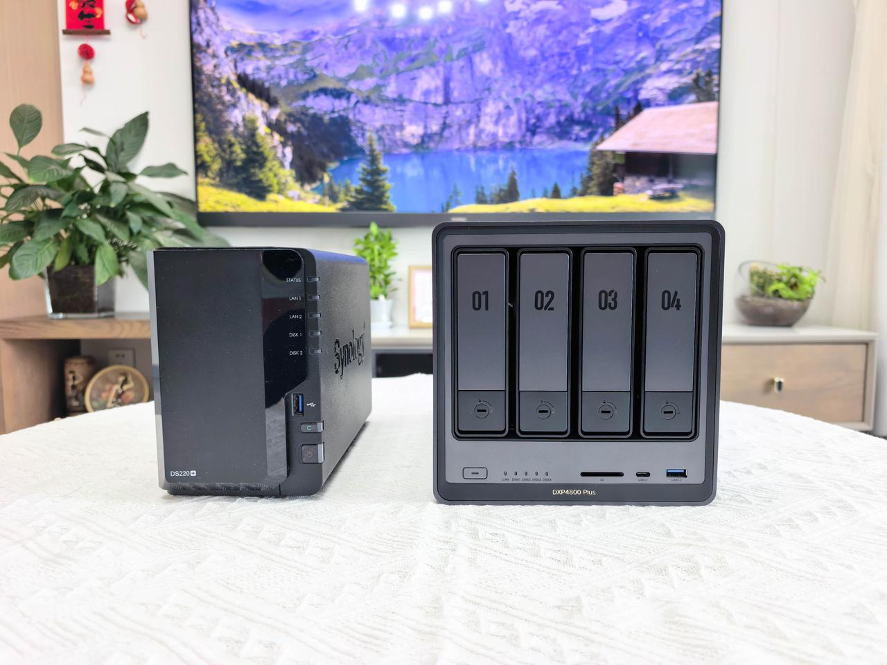 用了四年群晖DS220+，最近终于下决心换了绿联DXP4800 Plus🥹
说