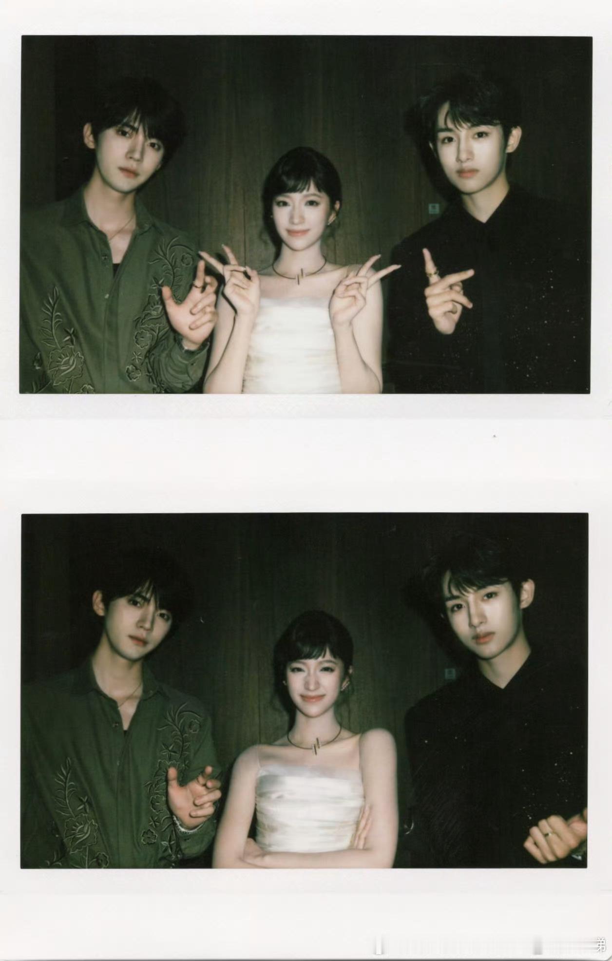 欧阳周董ELLE合体董思成周翊然欧阳娣娣活动合照 我将拥护这个欧阳周董 ​​​