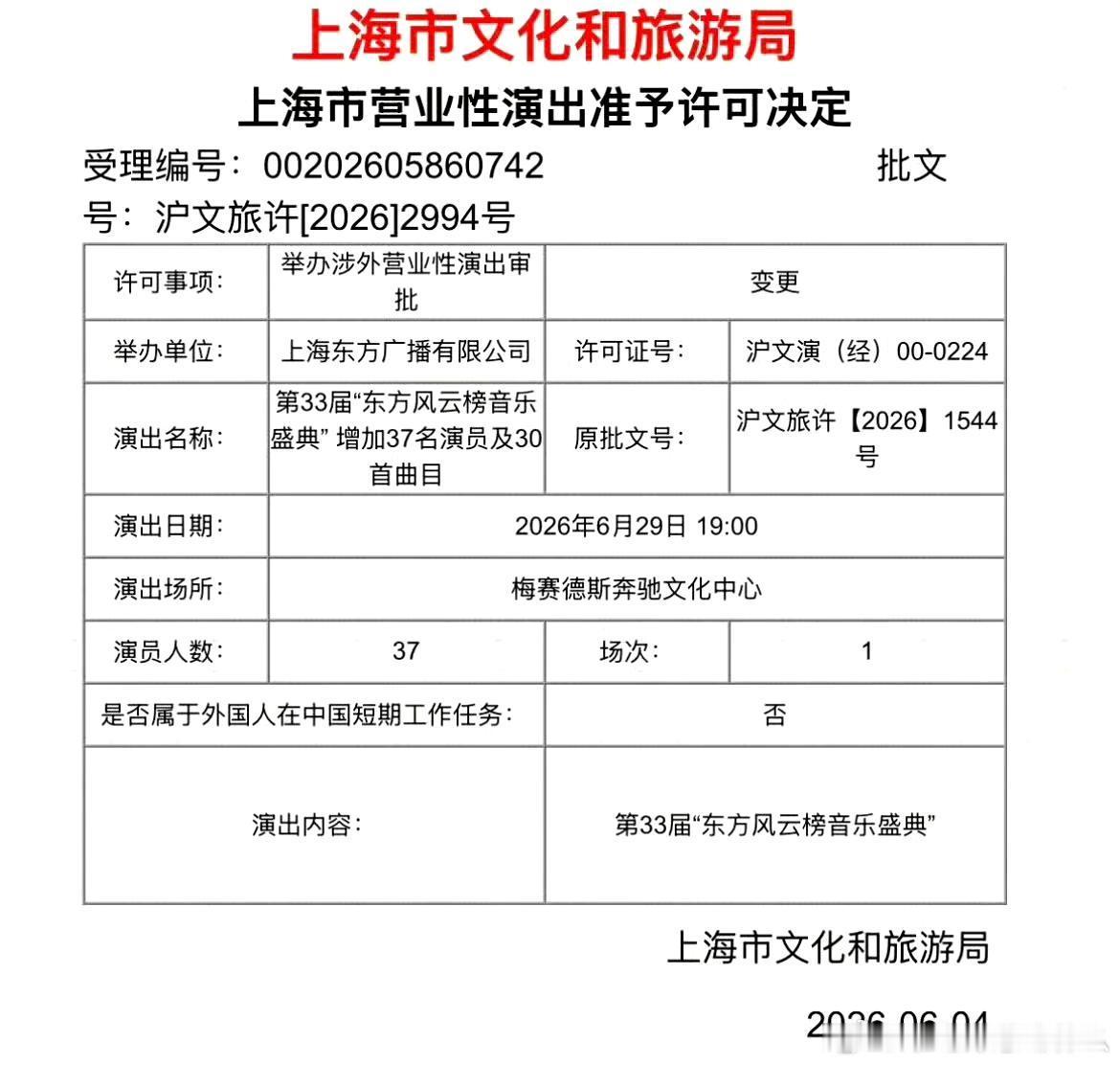 厂牌全员， 东方风云榜音乐盛典，6.29的音乐盛典，还有6.30的拼盘新势力之夜