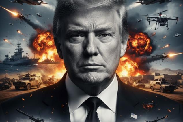 特朗普引火烧身，25%的美国人支持打击中国境内目标，美军敢动手吗？
美国的《政治