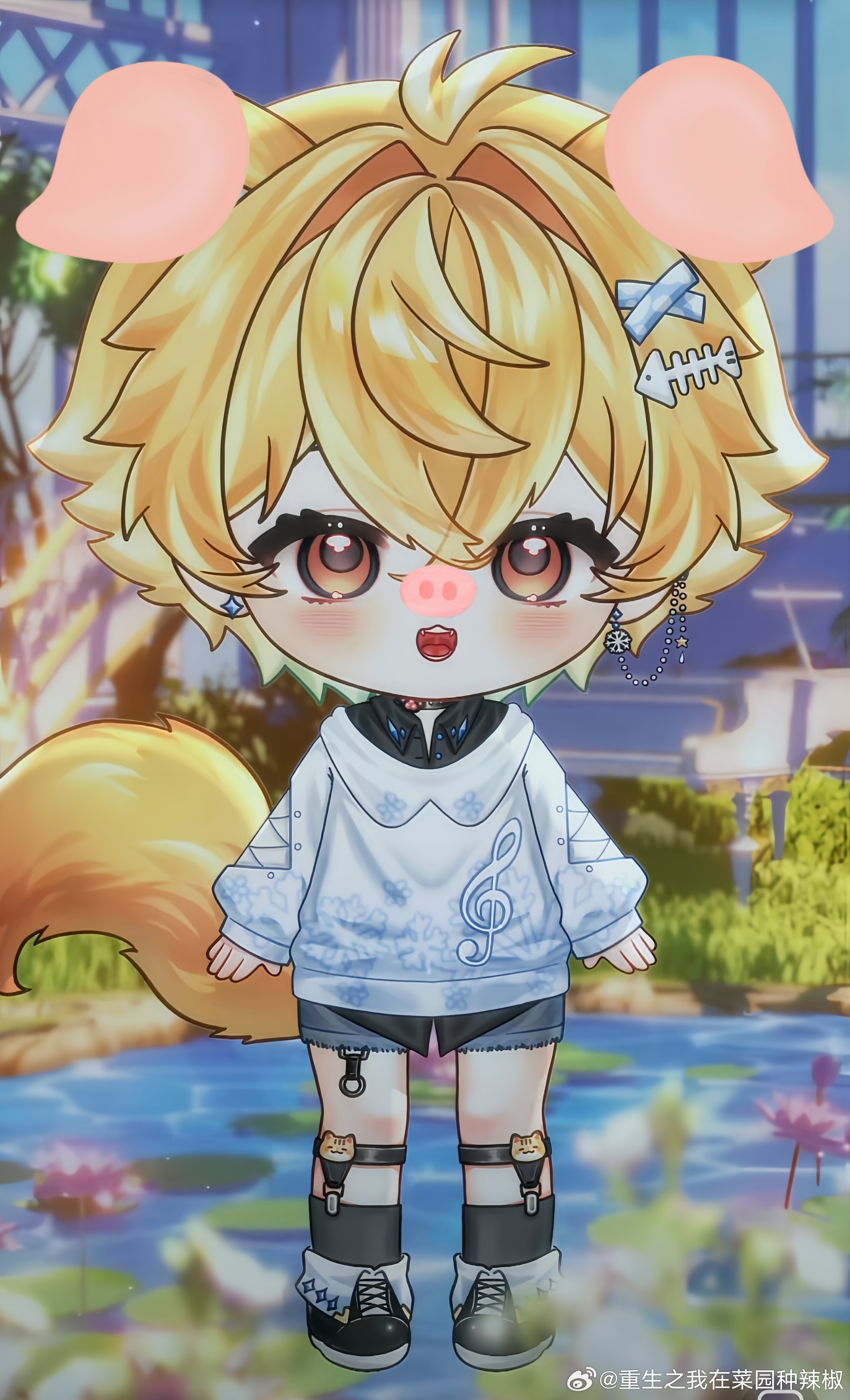 想我的白白胖胖小猪咪，宝宝猪快过年了，别总往外跑，一不小心被人给炖了，那可太香了