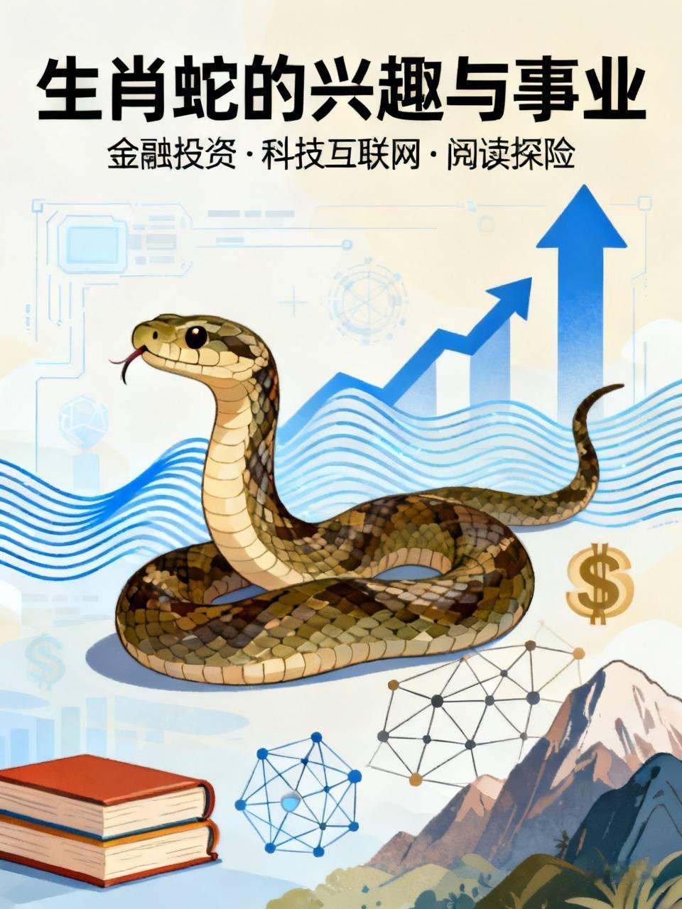 生肖蛇最喜欢做有兴趣之事，对互联网新赛道尤为热衷。他们聪明机智，能敏锐捕捉国家政