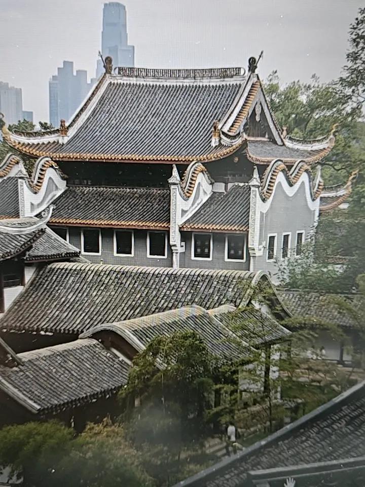 这张照片展示的是大名鼎鼎的岳麓书院的侧面。岳麓书院，作为湖湘文化的重要象征，不仅