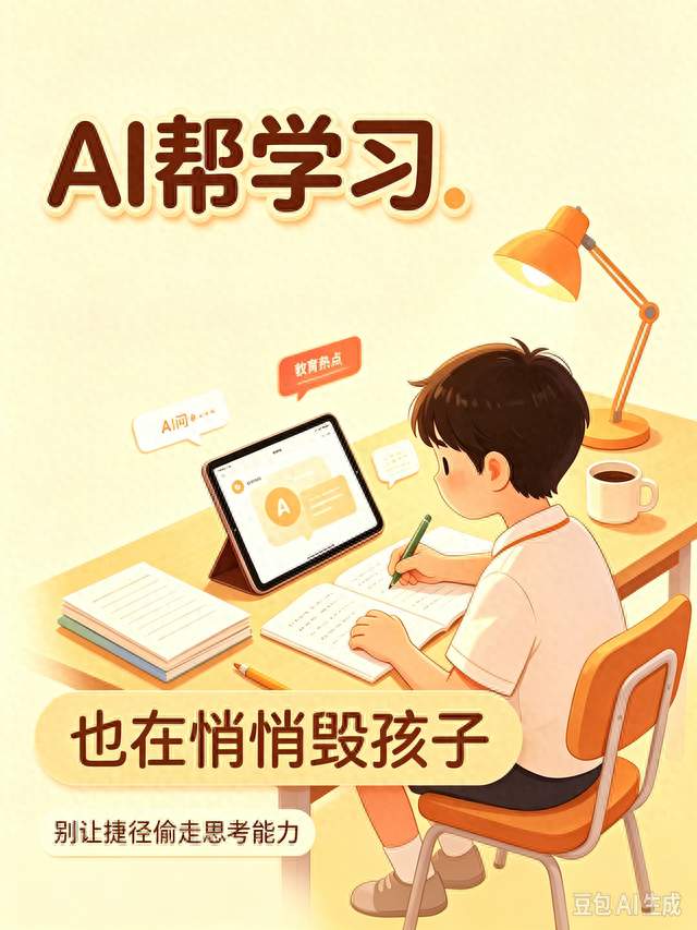 当下学生最火教育真相：AI帮学习、也在悄悄“毁”孩子