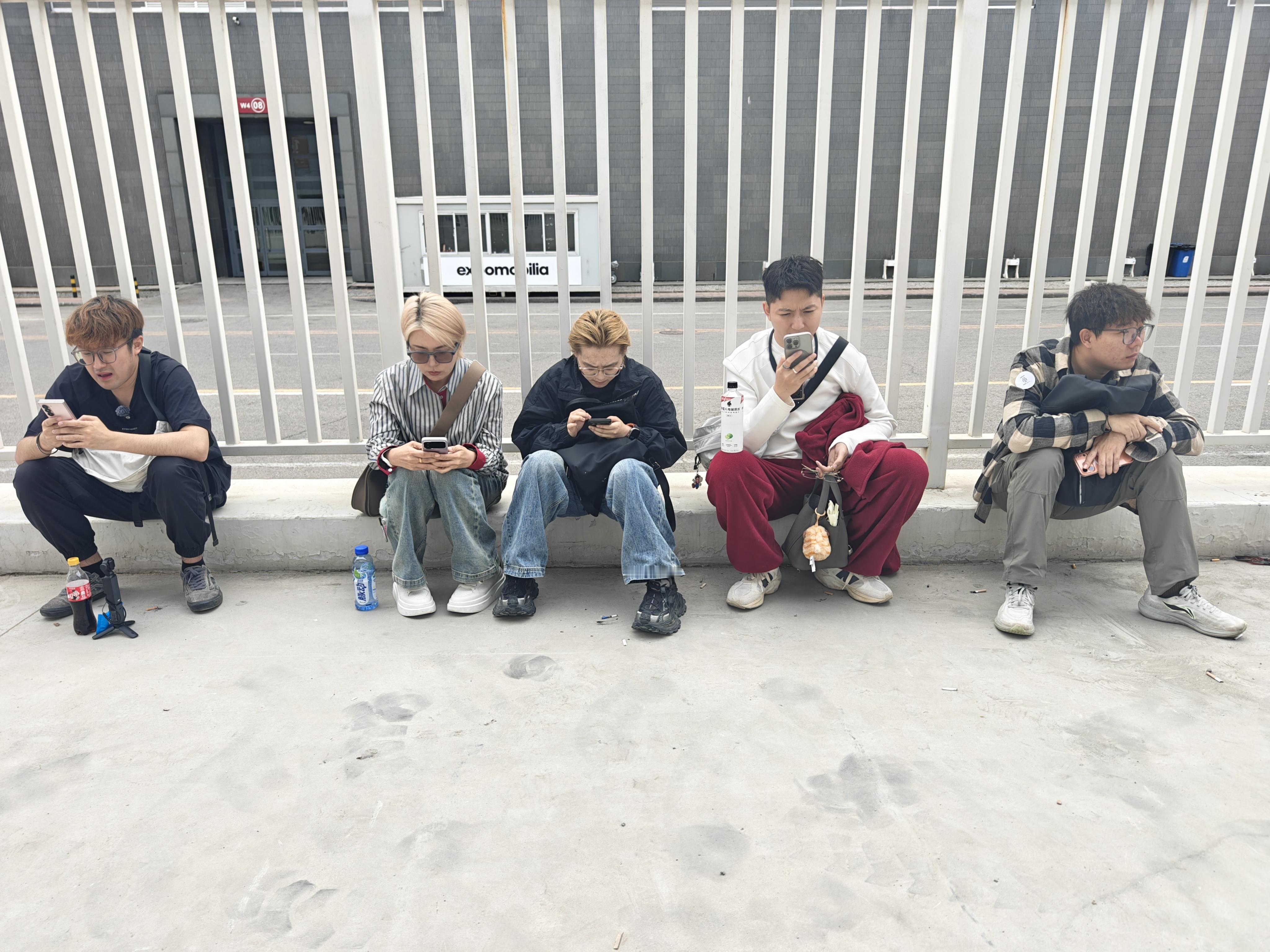 中场休息中。北京车展 