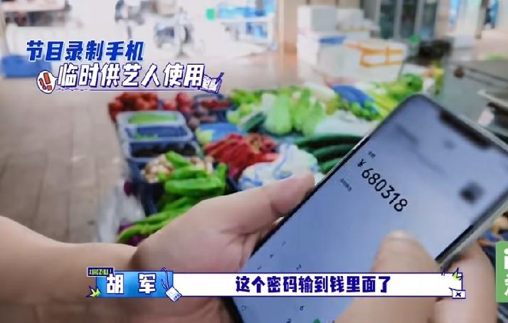 胡军去菜市场买菜，买了5个鸡蛋要4.2元，在输入数额的时候，把自己的支付密码当成