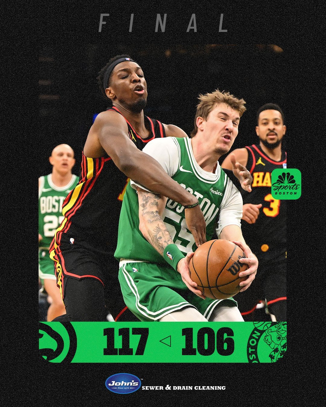 106：117主场负于老鹰，天崩开局后一直未能追上比分，几乎全队、全场的梦游之后