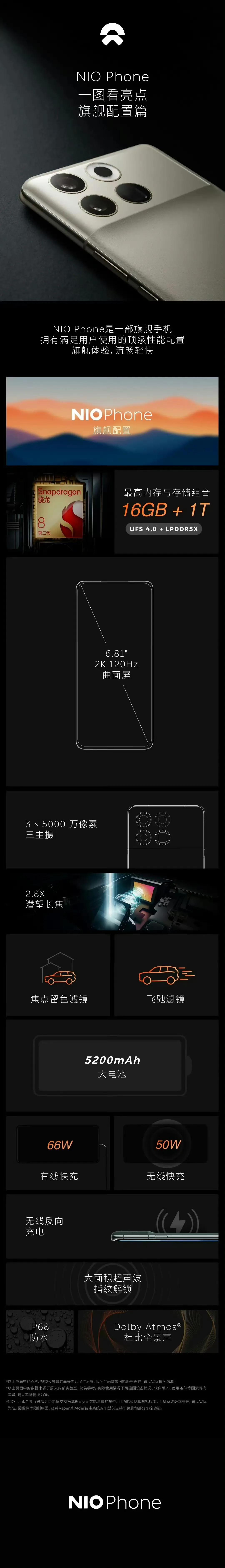 蔚来手机还真来了[笑哭]顶配卖到7499，这蔚来车主不得支持一波？ 12＋512