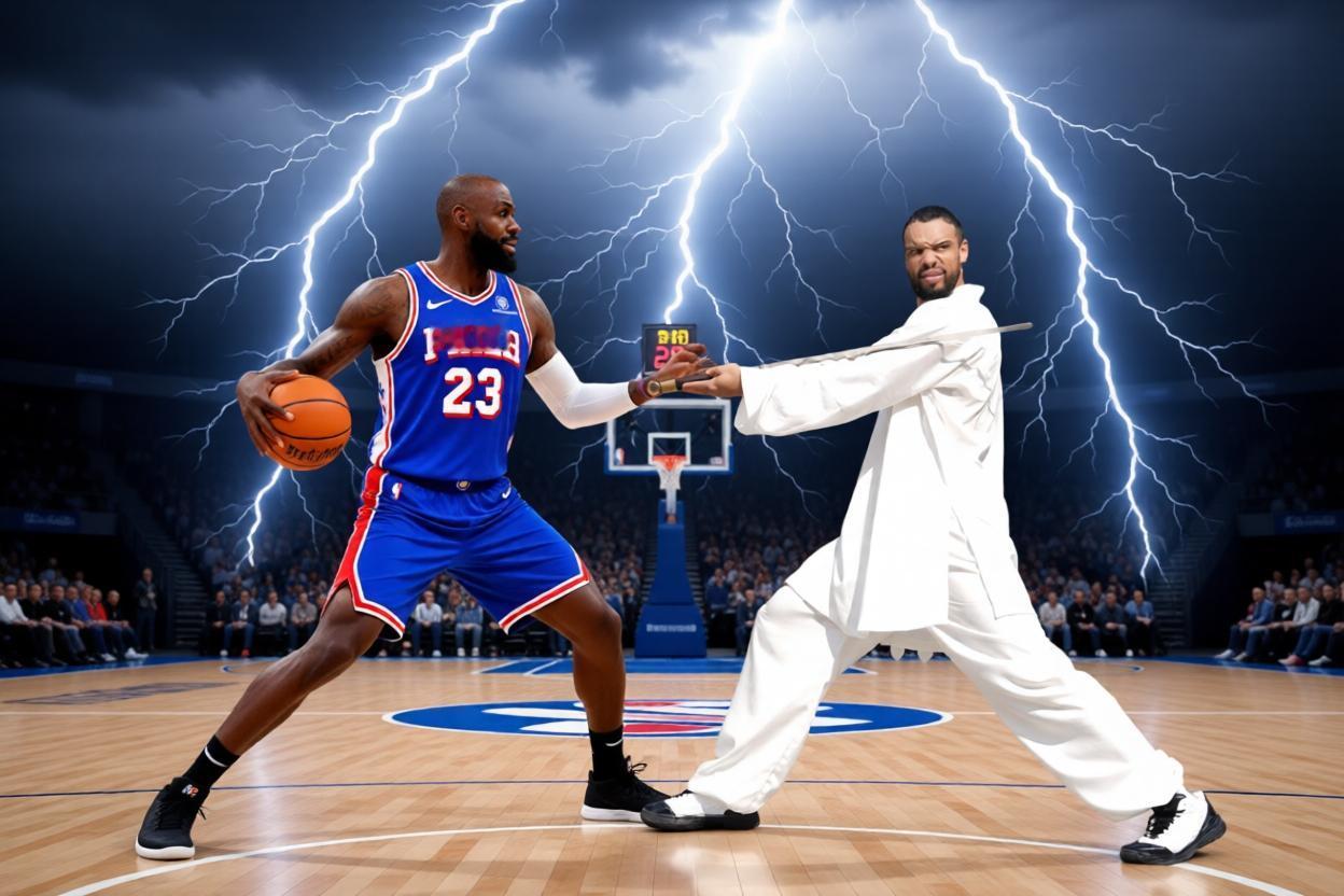 NBA悍将狄龙在2026年9月7日去往武当山，学习了剑法、枪法，新赛季老詹碰到武