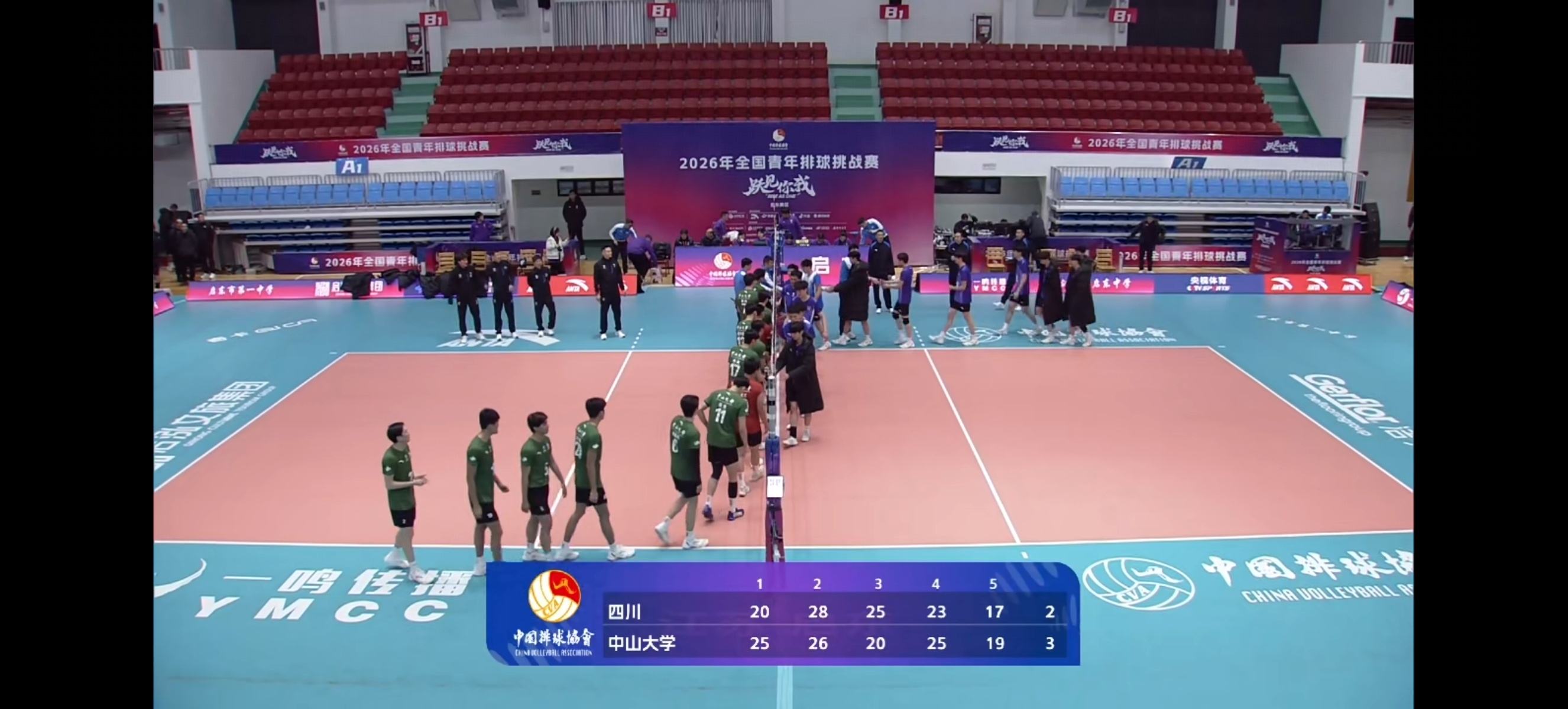 四川苦战五局不敌中山大学