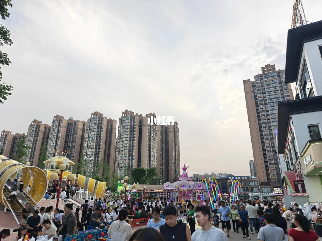 第一次来栖西里星光夜市（上一次是白天来），感觉全仁寿的人都在这里，停车...