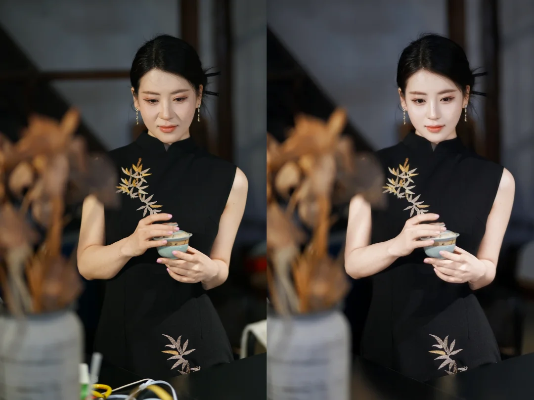 后期修图调色前后对比