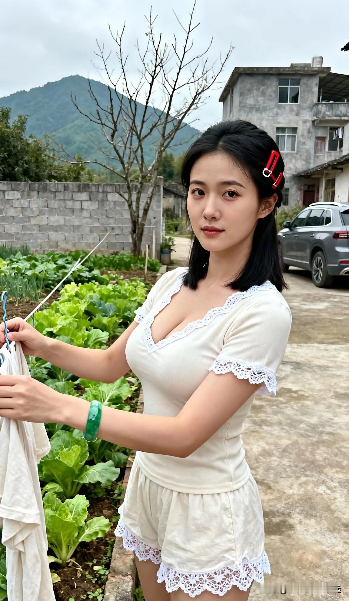 田园风穿搭，清新自然，与世无争的美好生活。