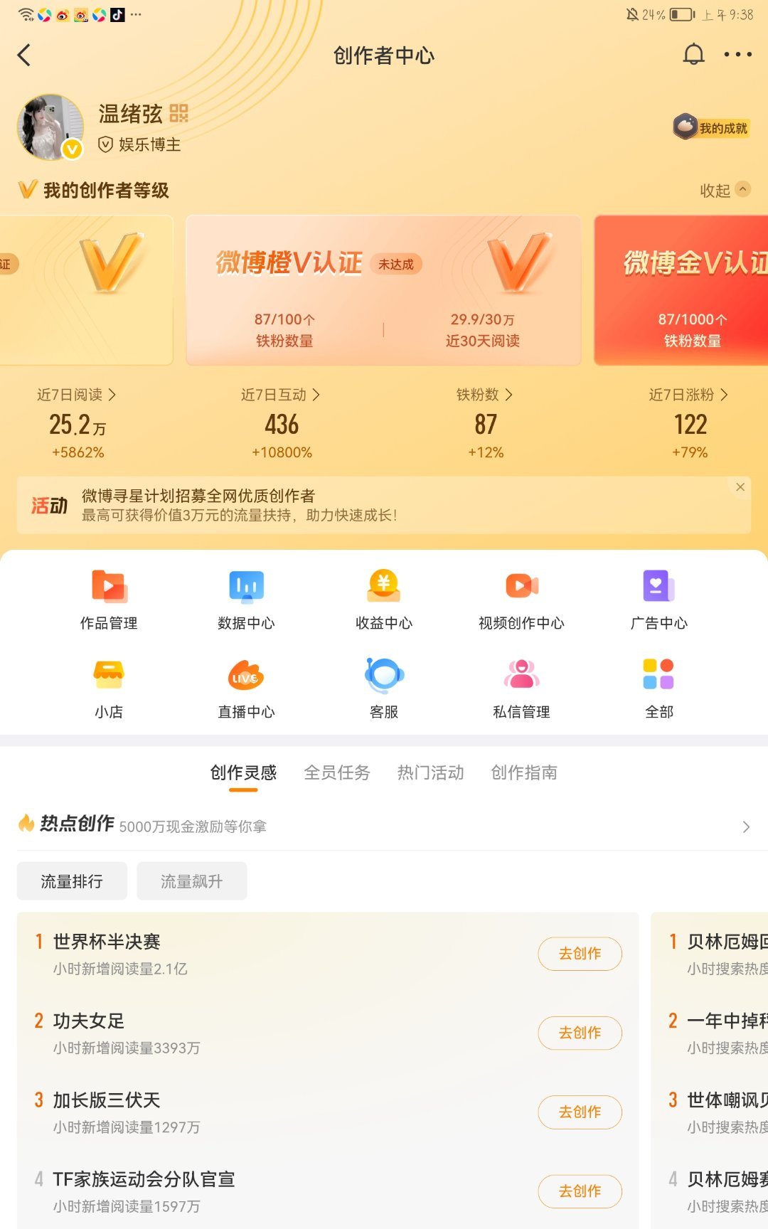 什么时候上橙呢