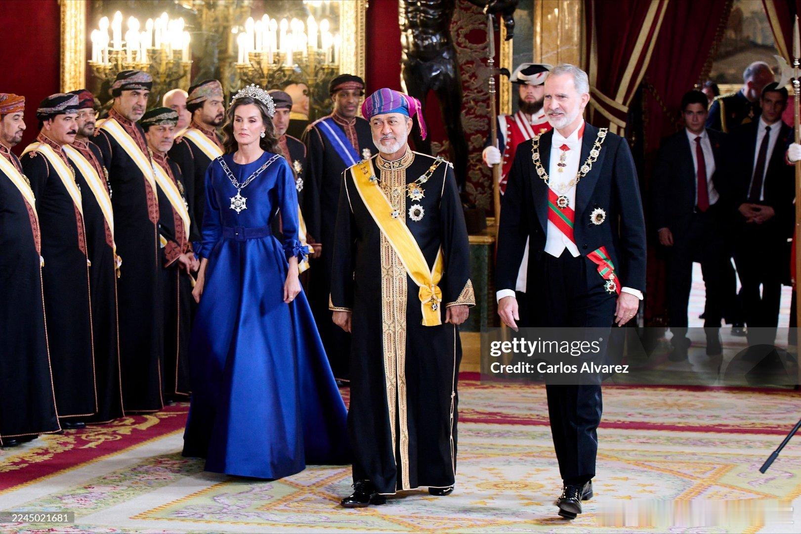 新闻 2025.11.4 阿曼国事访问西班牙Day 1晚宴部分，高清补图，可惜了