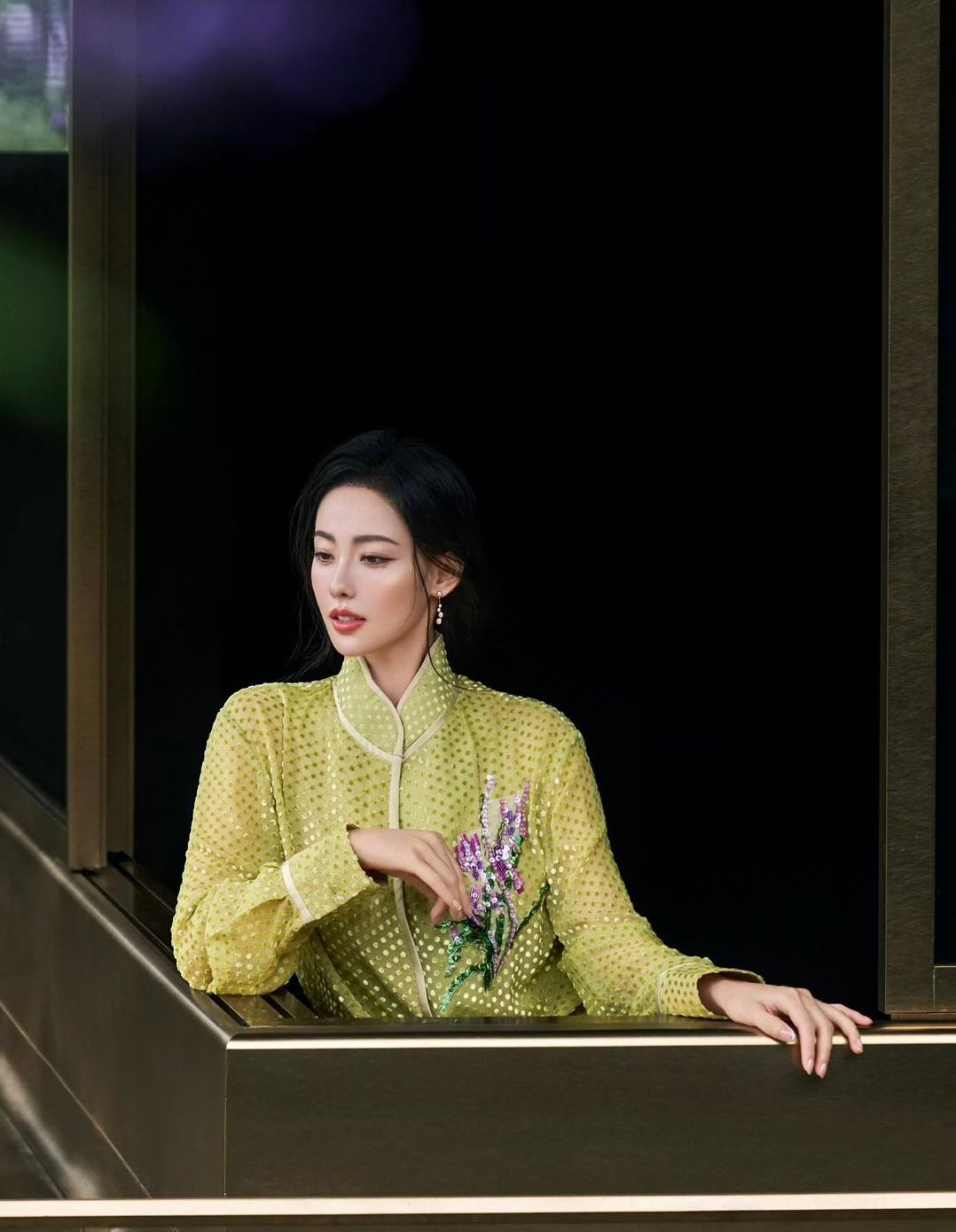 张嘉倪岁月不催美人老张嘉倪中式美学适配感就是说真的被的这种气质给美到了呀，感觉现